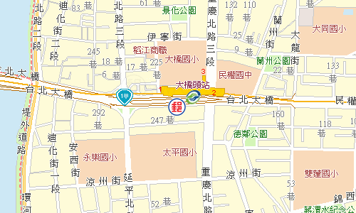 臺北臺北橋郵局電子地圖