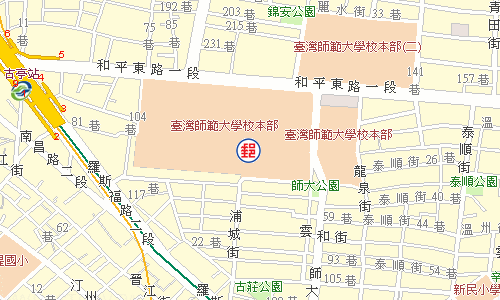 臺北師大郵局電子地圖