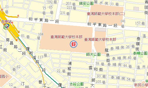 Taipei Normal University Post Office emap