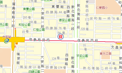 臺北信維郵局電子地圖