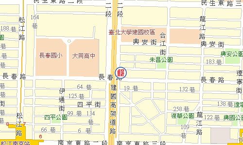 臺北建北郵局電子地圖