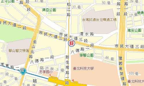 臺北光華郵局電子地圖