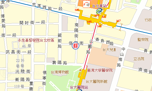 Taipei Nanyang Post Office emap