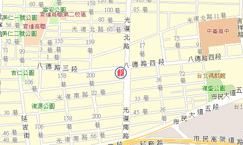 Taipei Guangfu Post Office emap