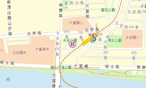 Taipei Dazhi Post Office emap