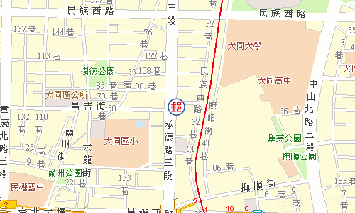 Taipei Datong Post Office emap