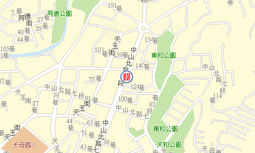 Shilin Tianmu Post Office emap