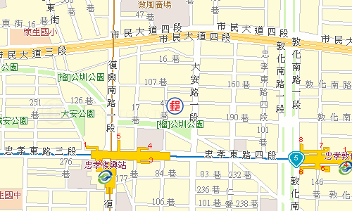臺北光武郵局電子地圖