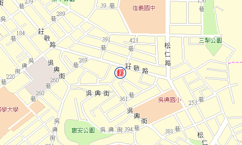 臺北吳興郵局電子地圖