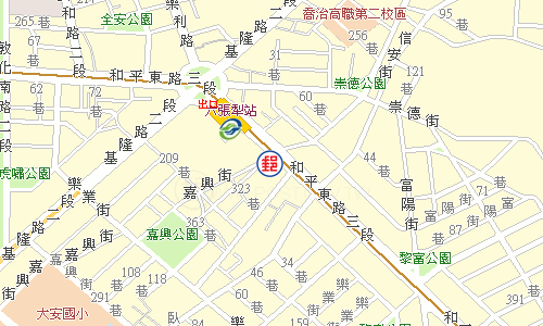臺北六張犁郵局電子地圖
