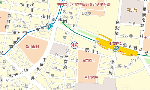 臺北小南門郵局電子地圖