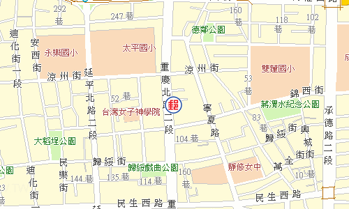 臺北保安郵局電子地圖