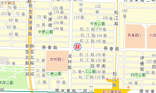 臺北長春路郵局電子地圖