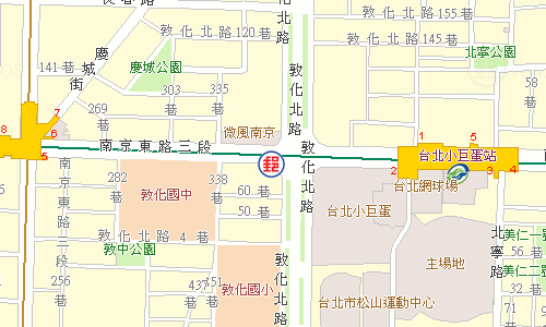 臺北體育場郵局電子地圖