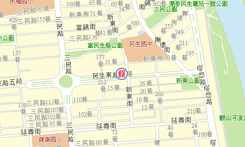臺北民生郵局電子地圖