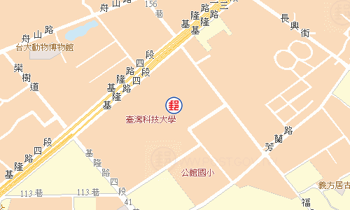 臺灣科大郵局電子地圖