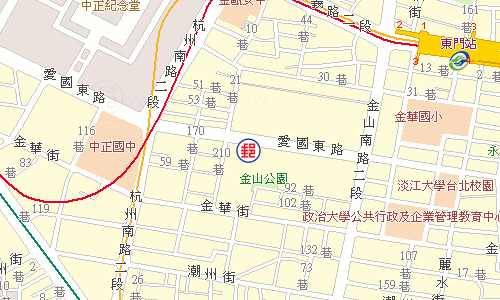 Taipei Jinnan Post Office emap