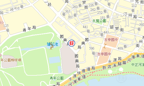 臺北青年郵局電子地圖