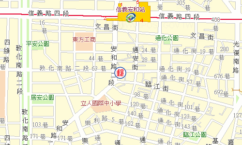 臺北安和郵局電子地圖