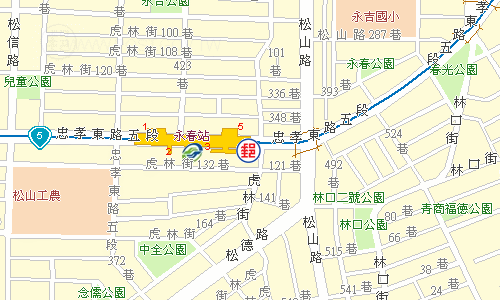 Taipei Yongchun Post Office emap