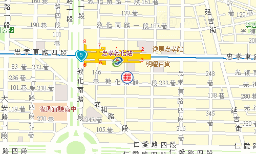 Taipei Dunnan Post Office emap