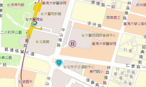 National Taiwan University Hospital Post Office emap