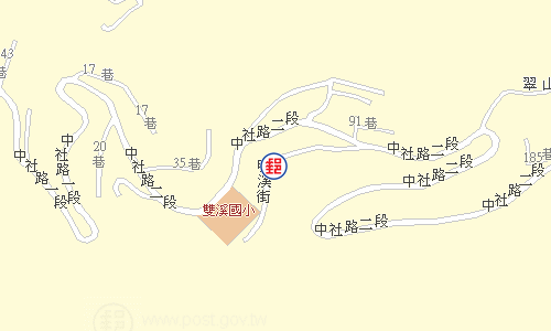 Shilin Waishuangxi Post Office emap