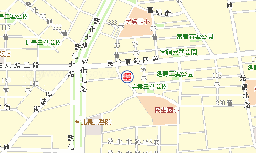 臺北台塑郵局電子地圖