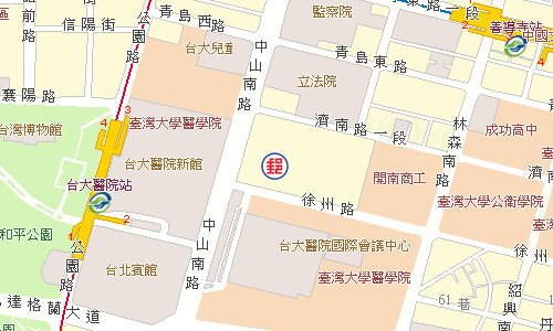 臺北中聯郵局電子地圖