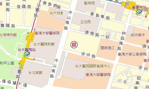 Taipei  Zhonglian Post Office emap