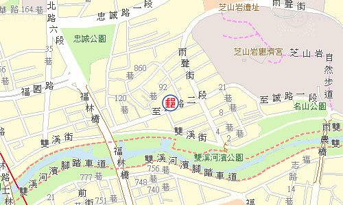 士林名山里郵局電子地圖