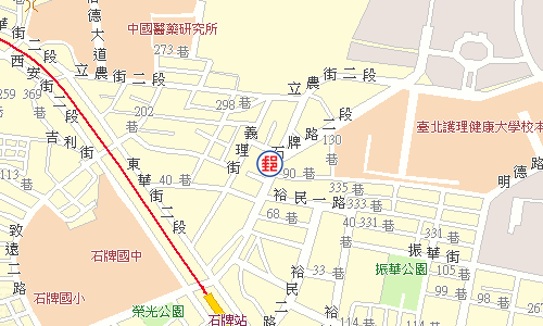 Beitou Shipai Post Office emap