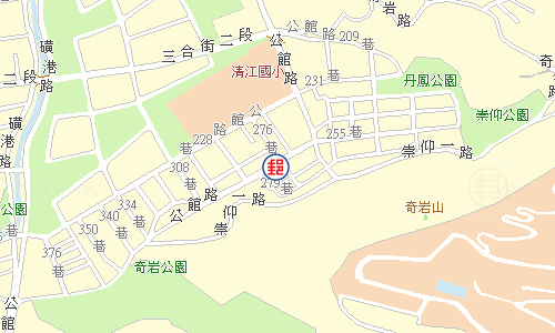 北投奇岩郵局