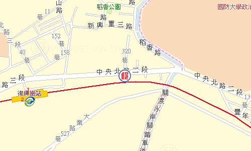 Beitou Fengnian Post Office emap