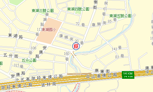 Neihu Donghu Post Office emap