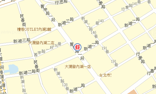 Neihu  Jiuzong  Post Office emap