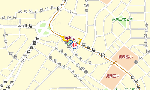 Neihu Kangning Post Office emap