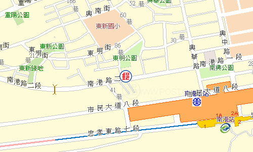 南港郵局電子地圖