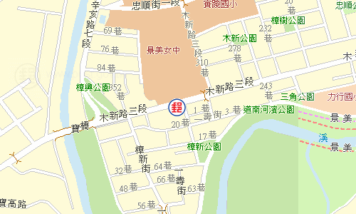 文山木新郵局電子地圖