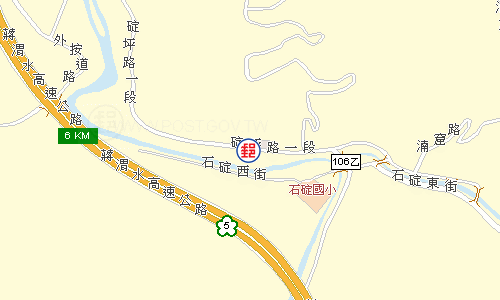 Shiding Post Office emap