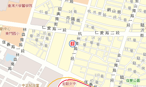 臺北仁杭郵局電子地圖