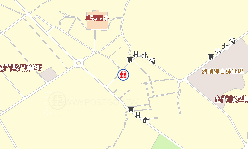 Jinmen Lieyu Post Office emap