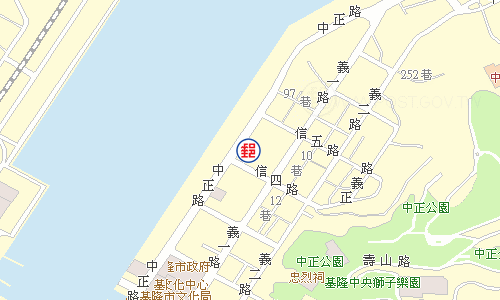 Keelung Gangdong Post Office emap