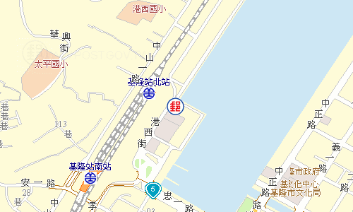 基隆港西街郵局電子地圖