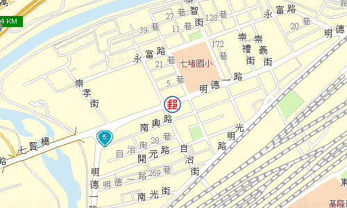 基隆七堵郵局電子地圖