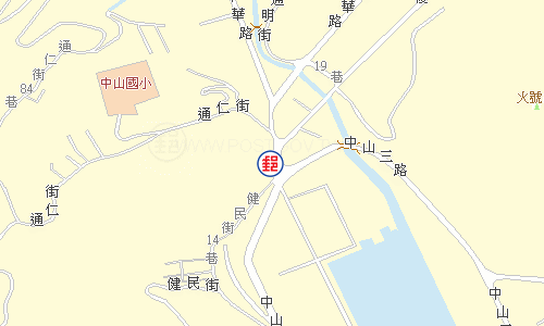 基隆中山郵局電子地圖