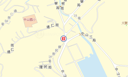 Keelung Zhongshan Post Office emap