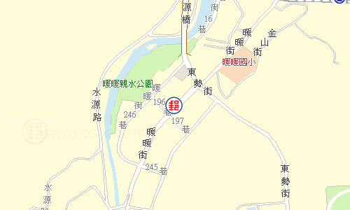 基隆暖暖郵局電子地圖