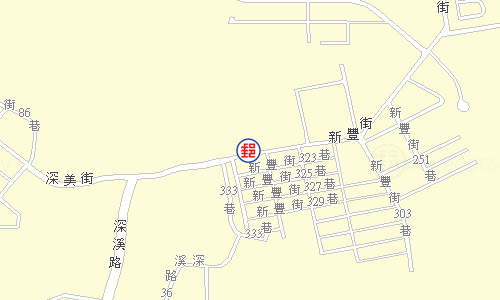 基隆新豐街郵局電子地圖