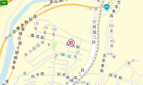 汐止建成路郵局電子地圖